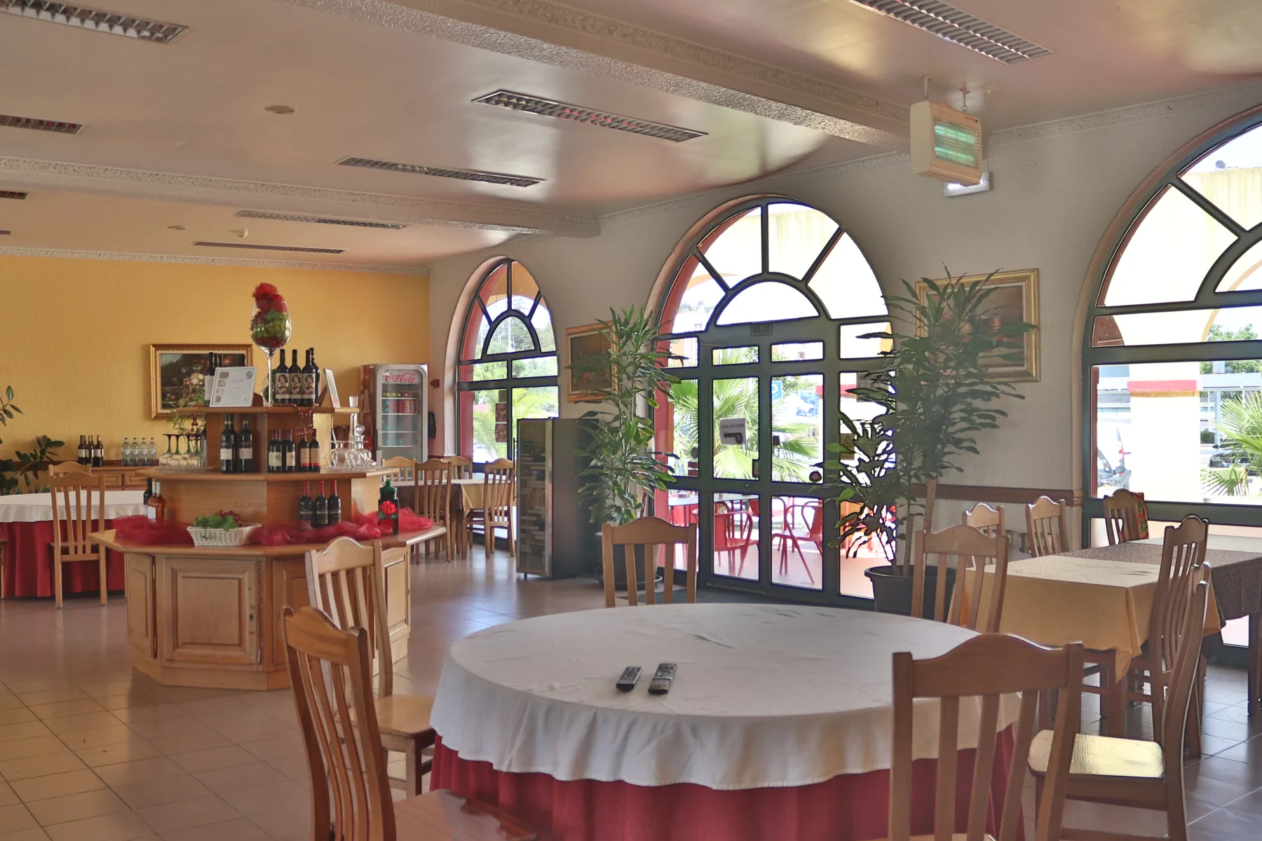Sala principal do restaurante do Ouro Hotel